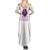 Walk Away Fire Eyes Skull Family Matching Summer Maxi Dress and Hawaiian Shirt - Wonder Print Shop