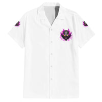 Walk Away Fire Eyes Skull Hawaiian Shirt - Wonder Print Shop