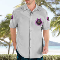 Walk Away Fire Eyes Skull Hawaiian Shirt - Wonder Print Shop