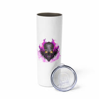 Walk Away Fire Eyes Skull Skinny Tumbler - Wonder Print Shop