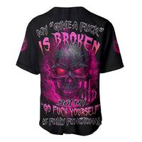 My Give A F Is Broken Baseball Jersey - Wonder Print Shop