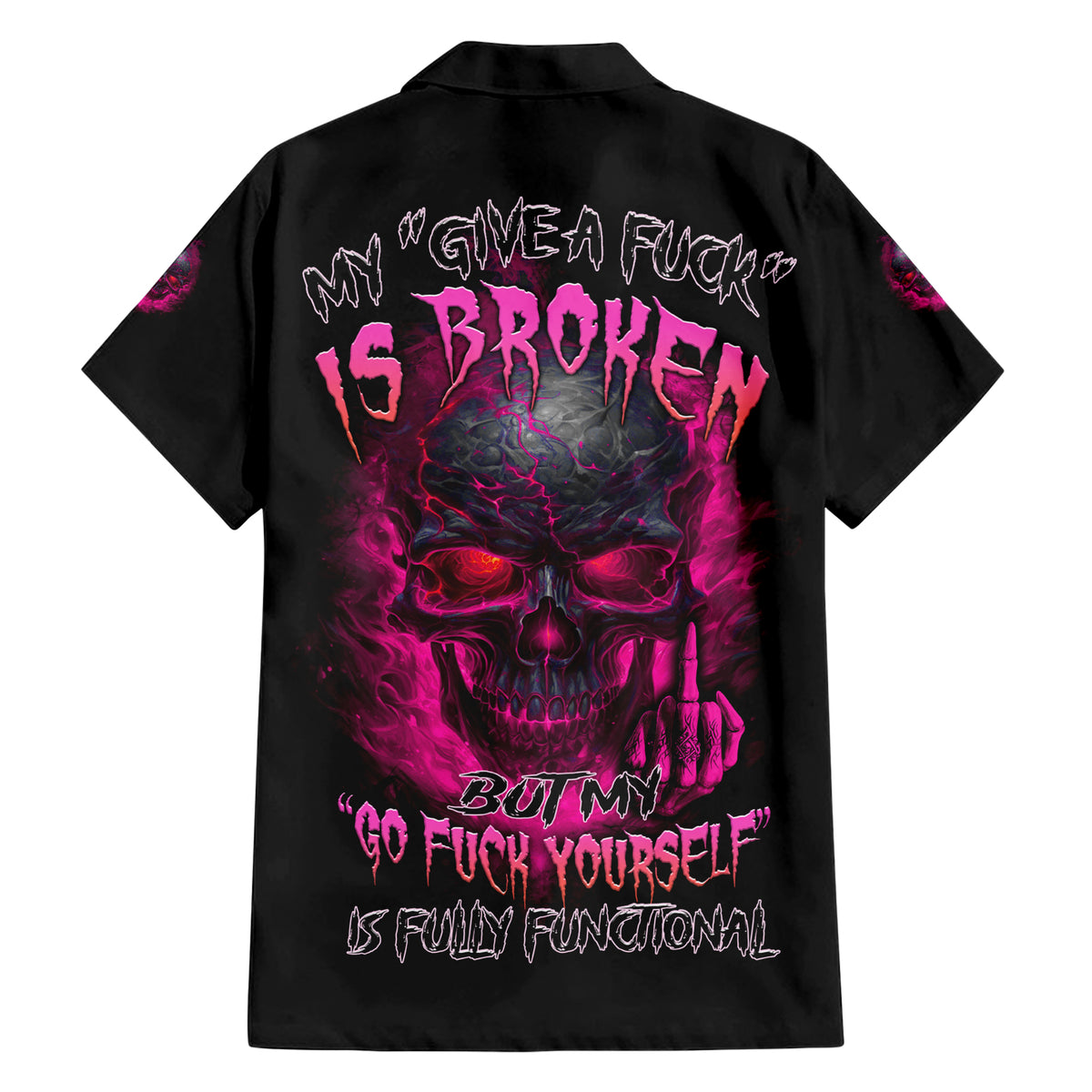 My Give A F Is Broken Family Matching Short Sleeve Bodycon Dress and Hawaiian Shirt - Wonder Print Shop