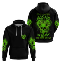 I'm Never Alone Skull Demon Hoodie - Wonder Print Shop