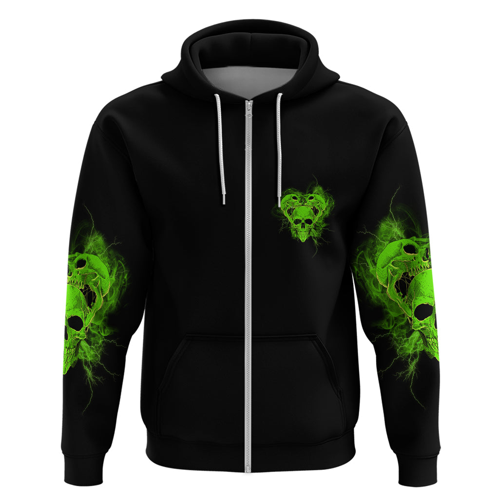 I'm Never Alone Skull Demon Hoodie - Wonder Print Shop
