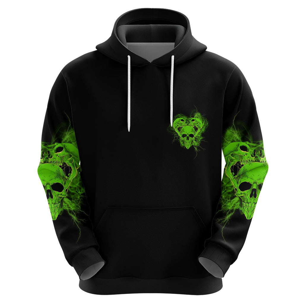 I'm Never Alone Skull Demon Hoodie - Wonder Print Shop
