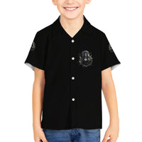 Hello Darkness My Old Friend Halloween Witch Kid Hawaiian Shirt - Wonder Print Shop