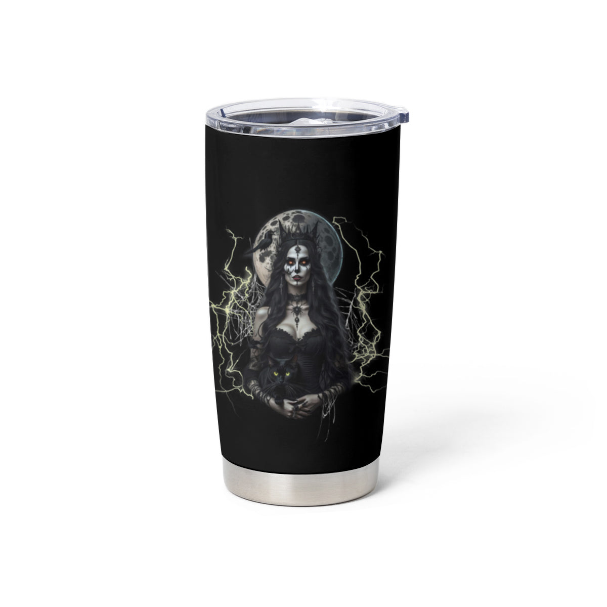 Hello Darkness My Old Friend Halloween Witch Tumbler Cup - Wonder Print Shop