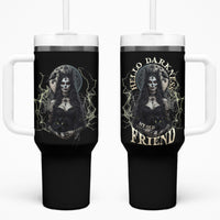 Hello Darkness My Old Friend Halloween Witch Tumbler With Handle - Wonder Print Shop