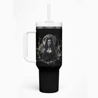 Hello Darkness My Old Friend Halloween Witch Tumbler With Handle - Wonder Print Shop