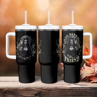 Hello Darkness My Old Friend Halloween Witch Tumbler With Handle - Wonder Print Shop