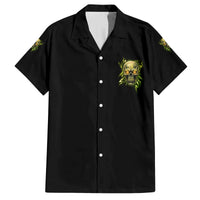 I'm Not Anti-social Mad Skull Family Matching Off Shoulder Short Dress and Hawaiian Shirt - Wonder Print Shop