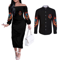 ill-put-you-in-the-trunk-couples-matching-off-the-shoulder-long-sleeve-dress-and-long-sleeve-button-shirt