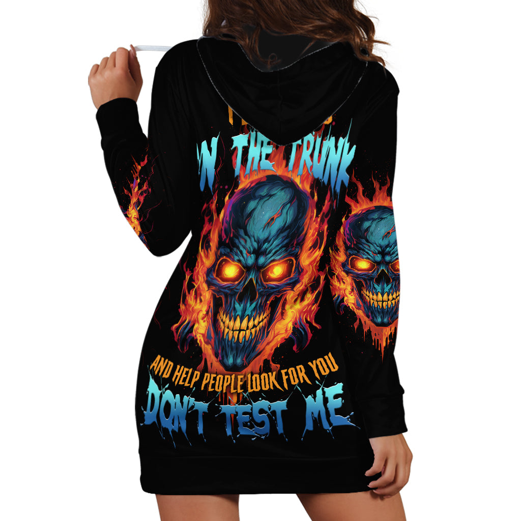 I'll Put You In The Trunk Hoodie Dress - Wonder Print Shop