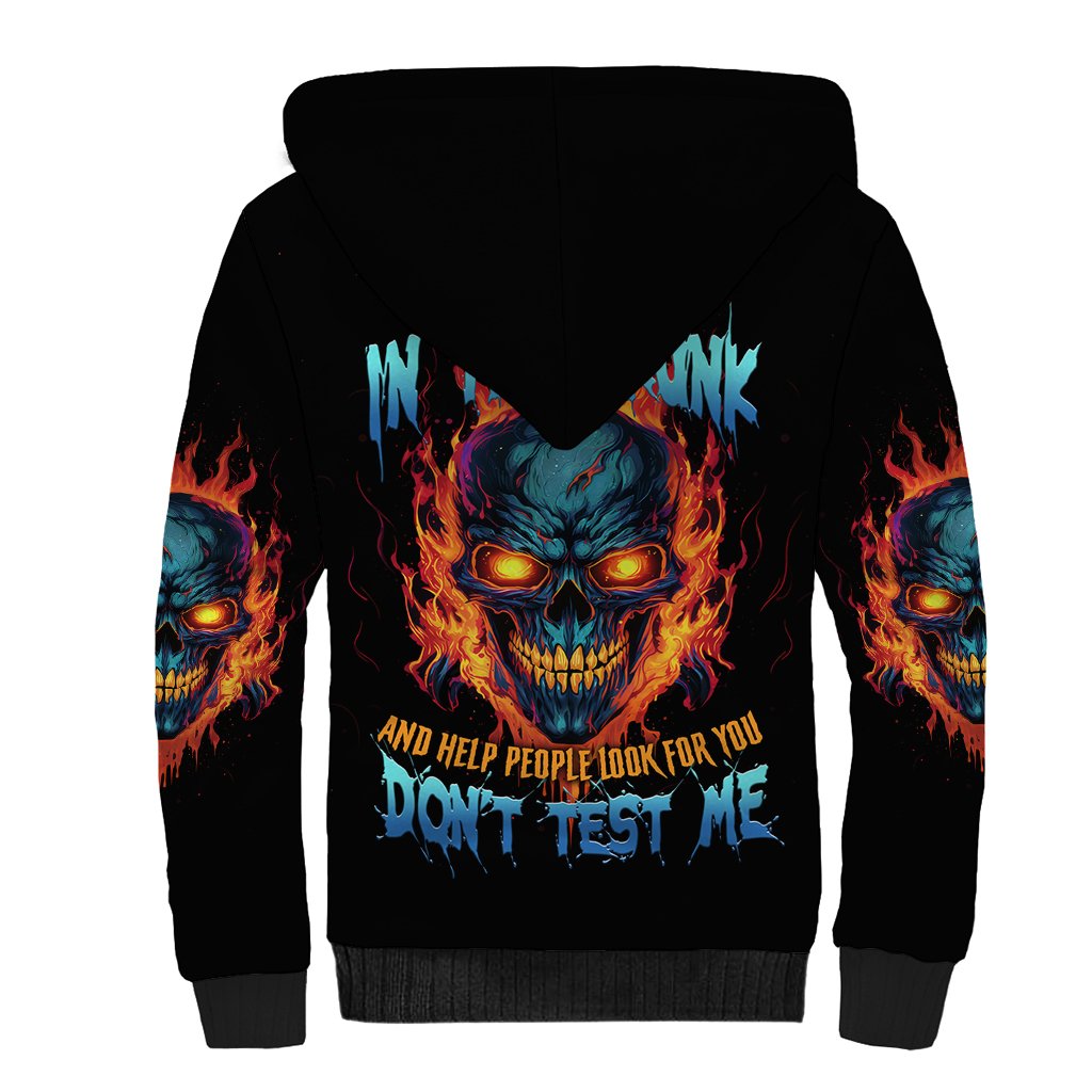 I'll Put You In The Trunk Sherpa Hoodie - Wonder Print Shop