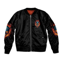 I'll Put You In The Trunk Sleeve Zip Bomber Jacket - Wonder Print Shop