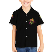 I'm A B With A Low Bullshit Tolerance Don't Try Me Kid Hawaiian Shirt - Wonder Print Shop
