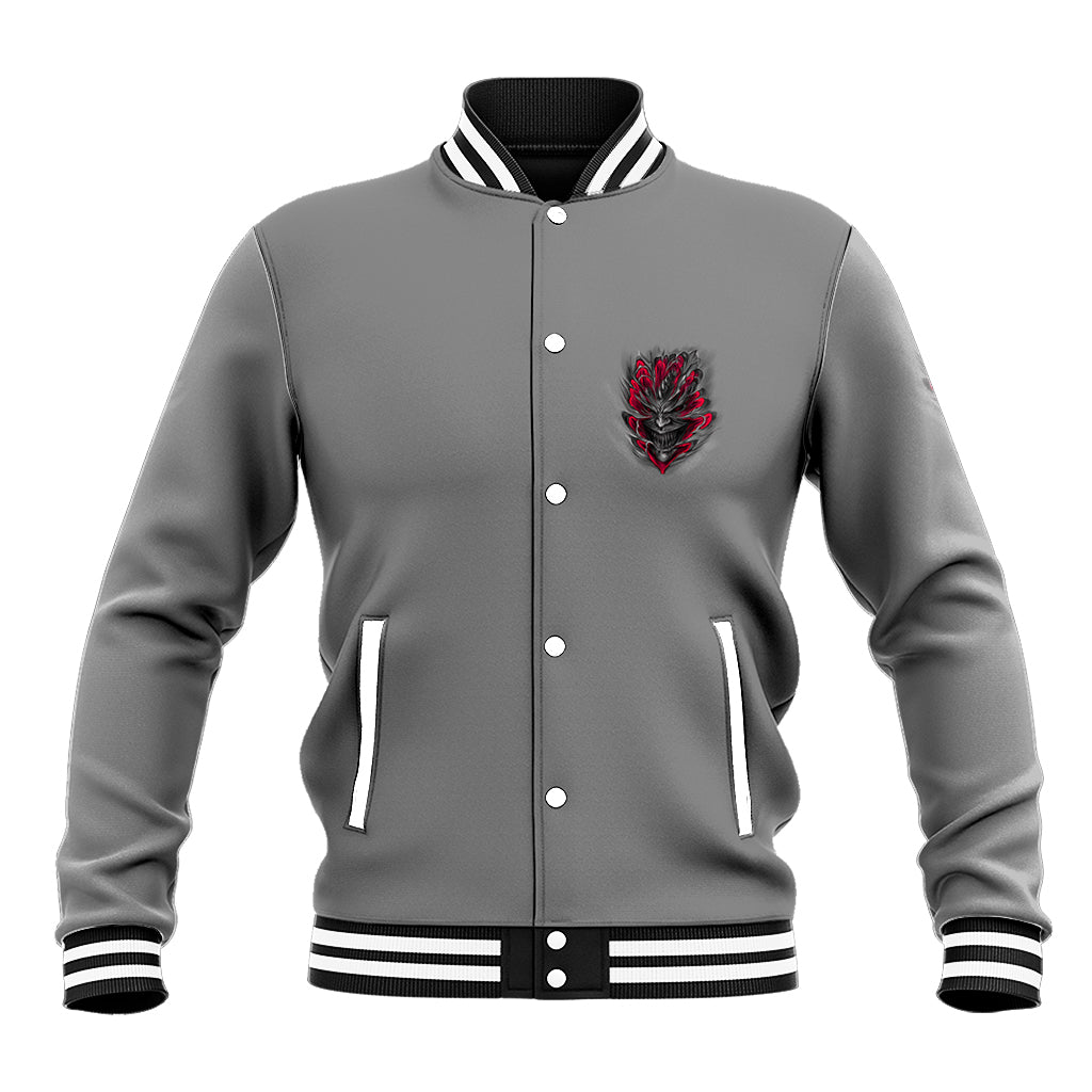 Your Demons Hide Under Your Bed Baseball Jacket - Wonder Print Shop