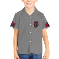 Your Demons Hide Under Your Bed Family Matching Puletasi Dress and Hawaiian Shirt - Wonder Print Shop