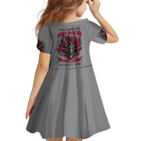 Your Demons Hide Under Your Bed Family Matching Short Sleeve Bodycon Dress and Hawaiian Shirt - Wonder Print Shop