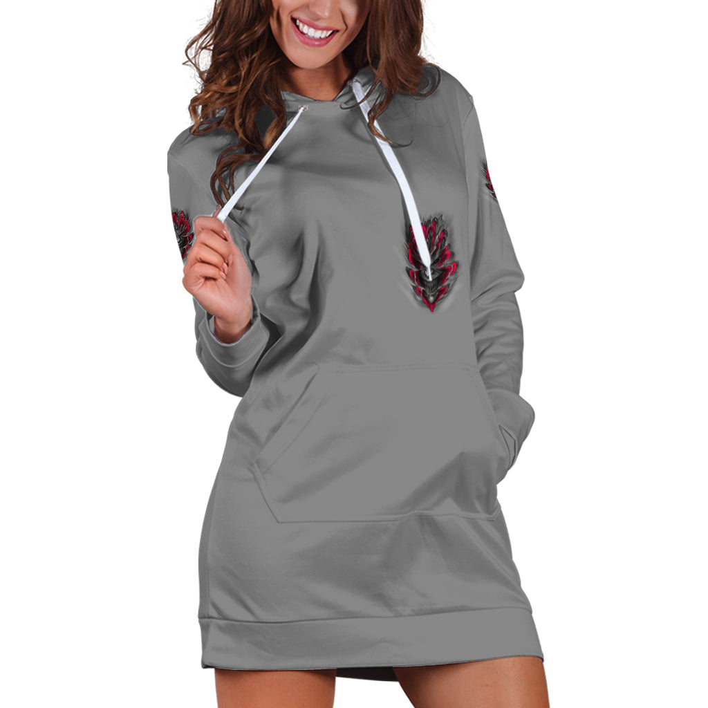 Your Demons Hide Under Your Bed Hoodie Dress - Wonder Print Shop