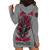 Your Demons Hide Under Your Bed Hoodie Dress - Wonder Print Shop