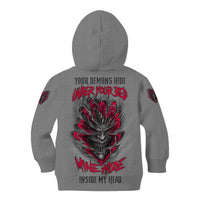 Your Demons Hide Under Your Bed Kid Hoodie - Wonder Print Shop
