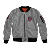 Your Demons Hide Under Your Bed Sleeve Zip Bomber Jacket - Wonder Print Shop
