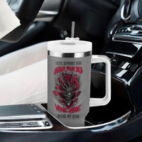 Your Demons Hide Under Your Bed Tumbler With Handle - Wonder Print Shop