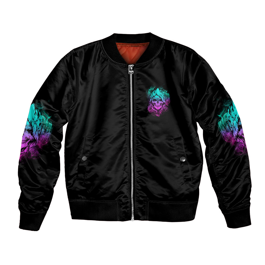 Once I Get An Attitude Reaper Bomber Jacket - Wonder Print Shop
