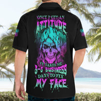 Once I Get An Attitude Reaper Hawaiian Shirt - Wonder Print Shop