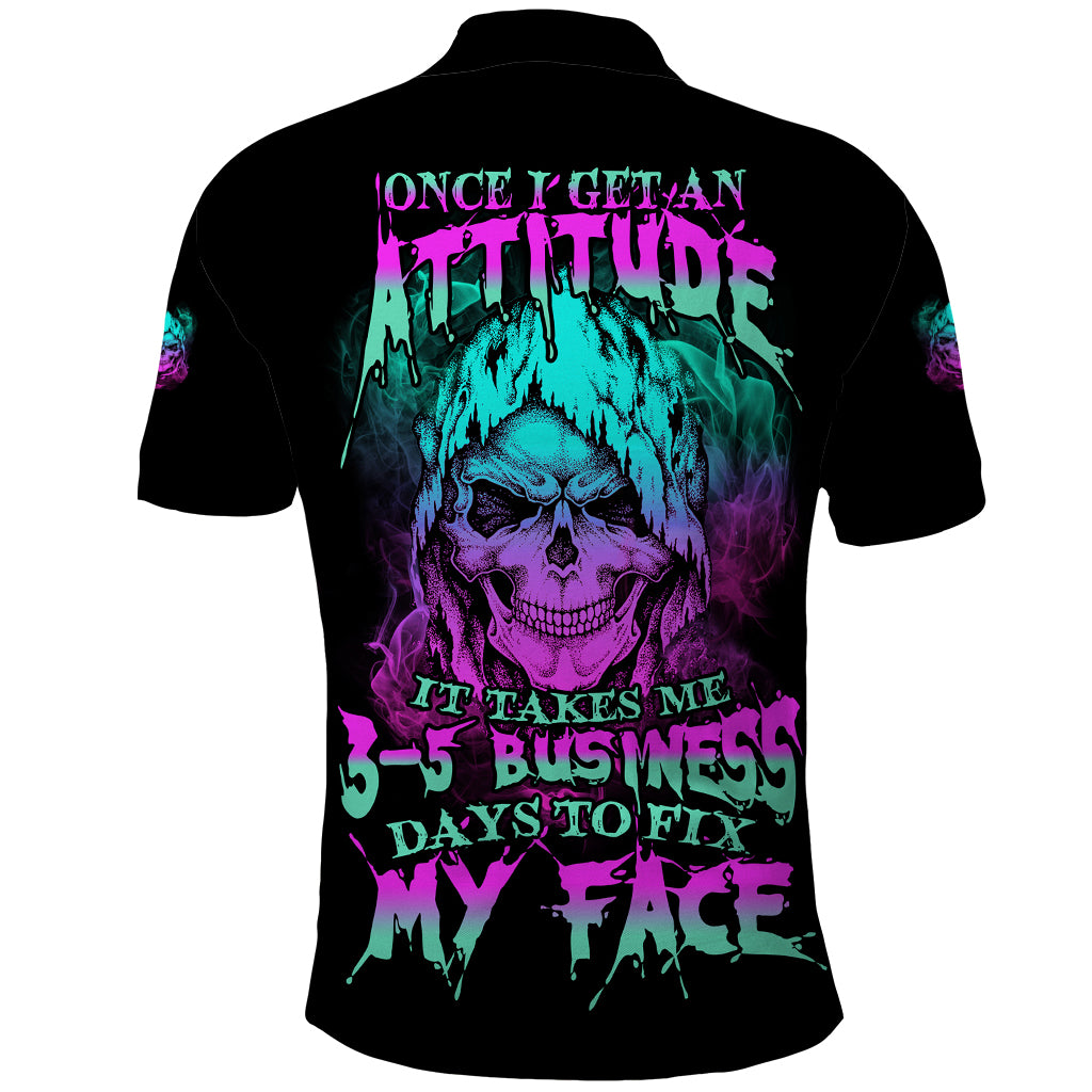 Once I Get An Attitude Reaper Polo Shirt - Wonder Print Shop