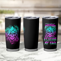 Once I Get An Attitude Reaper Tumbler Cup - Wonder Print Shop