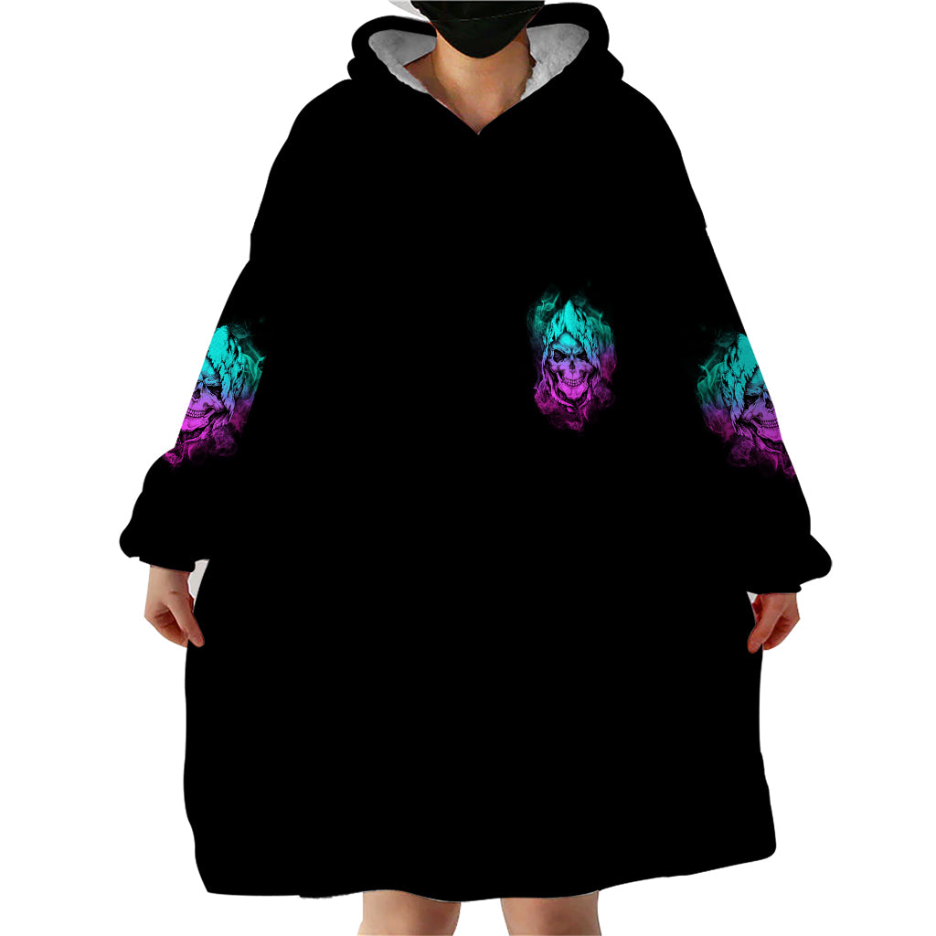 Once I Get An Attitude Reaper Wearable Blanket Hoodie - Wonder Print Shop