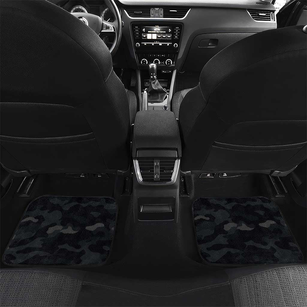 Custom American Flag Billiards Car Mats with 8-Ball Wings and Camo Background - Wonder Print Shop