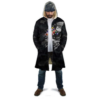 Custom American Flag Billiards Cloak with 8-Ball Wings and Camo Background - Wonder Print Shop