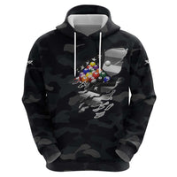 Custom American Flag Billiards Hoodie with 8-Ball Wings and Camo Background - Wonder Print Shop