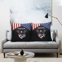 Custom Patriotic Bowling Pillow Cover with Bald Eagle, American Flag Bowling Ball - Wonder Print Shop