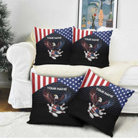 Custom Patriotic Bowling Pillow Cover with Bald Eagle, American Flag Bowling Ball - Wonder Print Shop