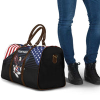 Custom Patriotic Bowling Travel Bag with Bald Eagle, American Flag Bowling Ball - Wonder Print Shop