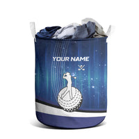 Custom Galaxy Golf Laundry Basket with Golfer Silhouette, Golf Ball Design - Wonder Print Shop