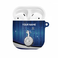 Custom Galaxy Golf AirPods Case with Golfer Silhouette, Golf Ball Design - Wonder Print Shop