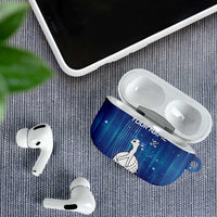 Custom Galaxy Golf AirPods Case with Golfer Silhouette, Golf Ball Design - Wonder Print Shop