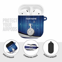 Custom Galaxy Golf AirPods Case with Golfer Silhouette, Golf Ball Design - Wonder Print Shop