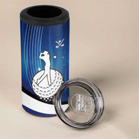Custom Galaxy Golf 4 in 1 Can Cooler Tumbler with Golfer Silhouette, Golf Ball Design - Wonder Print Shop