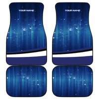 Custom Galaxy Golf Car Mats with Golfer Silhouette, Golf Ball Design - Wonder Print Shop