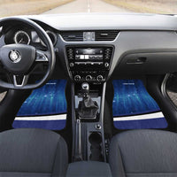 Custom Galaxy Golf Car Mats with Golfer Silhouette, Golf Ball Design - Wonder Print Shop