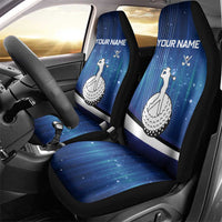 Custom Galaxy Golf Car Seat Cover with Golfer Silhouette, Golf Ball Design - Wonder Print Shop