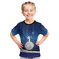 Custom Galaxy Golf Kid T Shirt with Golfer Silhouette, Golf Ball Design - Wonder Print Shop