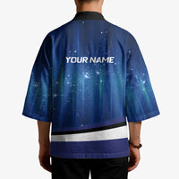Custom Galaxy Golf Kimono with Golfer Silhouette, Golf Ball Design - Wonder Print Shop