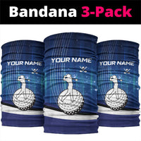 Custom Galaxy Golf Neck Gaiter with Golfer Silhouette, Golf Ball Design - Wonder Print Shop
